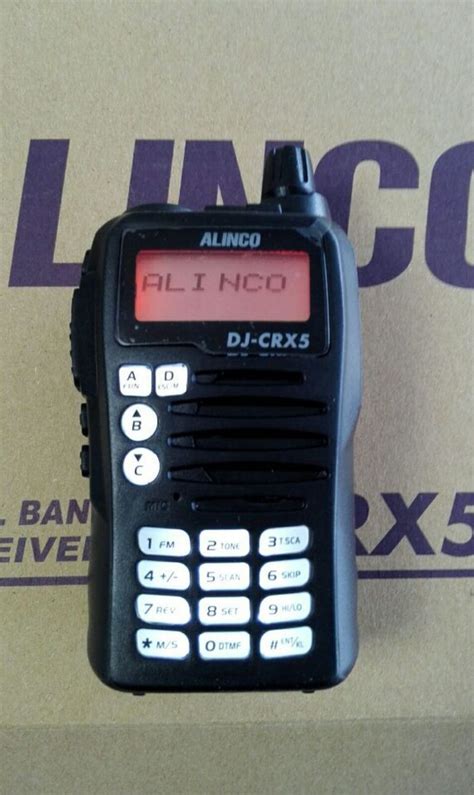 Alinco Dj Crx5 Dual Band Walkie Talkie Ham Fm Radio Transceiver Two