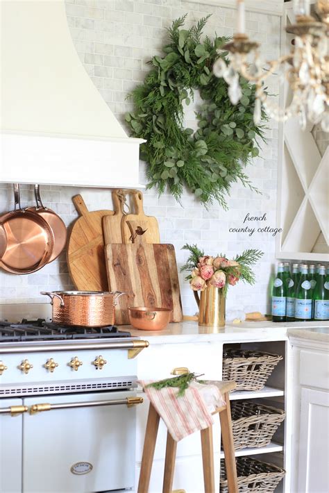 A Little Christmas In The Kitchen French Country Cottage