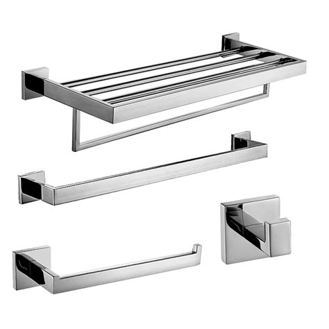 Narrow down your options of modern bathroom set and buy your exact choice. SUS 304 Stainless Steel Wall Mounted Bathroom Hardware Set ...