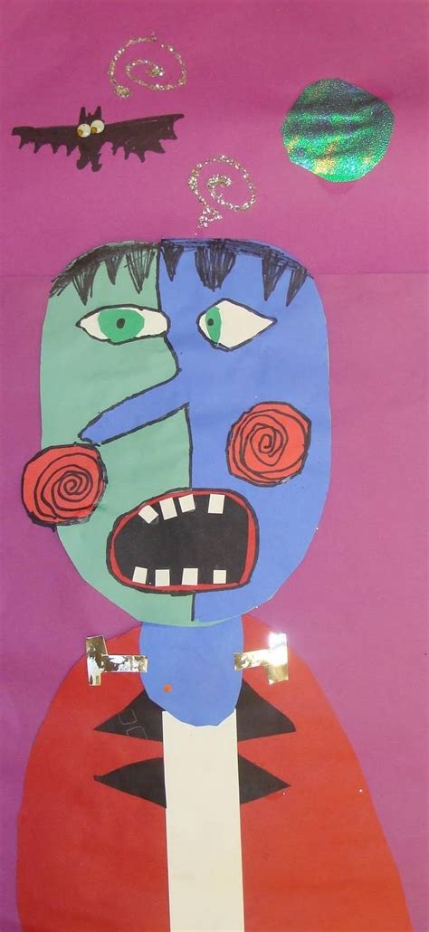 Picasso Halloween Halloween Art Projects Preschool Art Learn Art