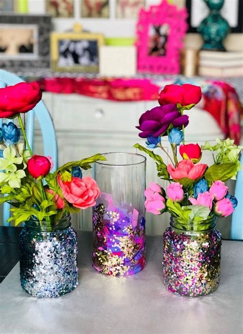 Diy Glitter Vase · How To Make A Vase · Decorating On Cut Out Keep