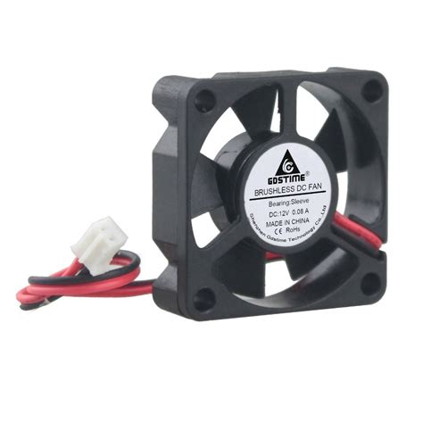 Gdstime 10 Pieces 12v 35x35x10mm Brushless Dc Cooling Fan 2pin 35mm X