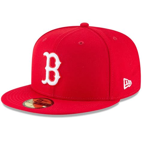 Boston Red Sox New Era Fashion Color Basic 59fifty Fitted Hat Red