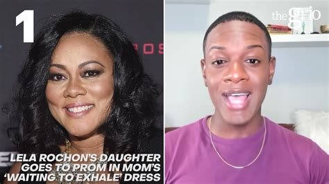 Lela Rochon S Daughter Goes To Prom In Mom S Waiting To Exhale Dress