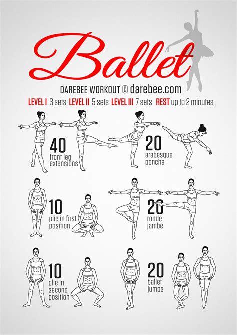 Printable Barre Exercises List Printable Word Searches