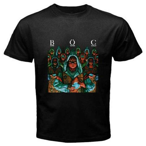 New Blue Oyster Cult Rock Band Legend Album Tour Mens Black T Shirt