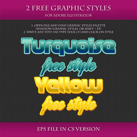 Free Graphic Styles For Adobe Illustrator 4 By Love Kay On Deviantart