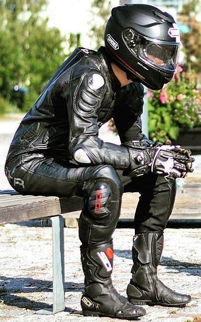 Gay Bikers Motorcycle Outfit Motorcycle Leathers Suit Motorcycle Guy