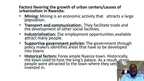 Lesson 2 Causes Of Urbanization In Rwanda Youtube