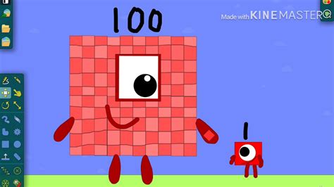Numberblock 100 And 1 Made In Algodoo Youtube