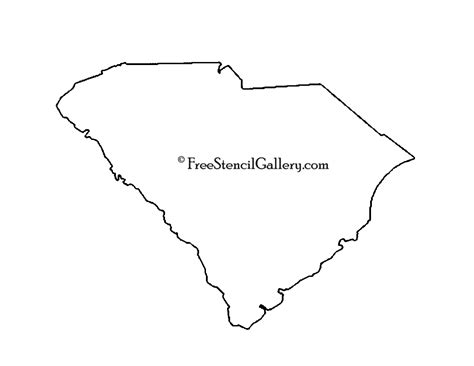 South Carolina Stencil Free Stencil Gallery