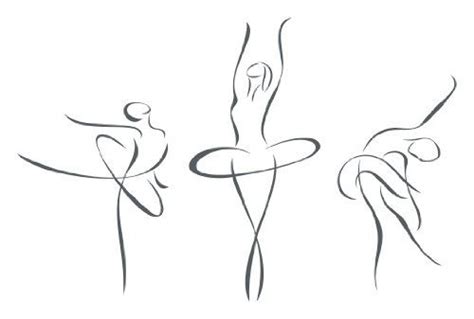 Ballet Silhouette Ballet Drawings Line Art Drawings Easy Drawings