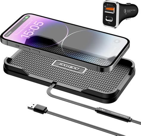 Wireless Charger Auto Polmxs 15w Schnell Kabelloses Kfz Ladegerät