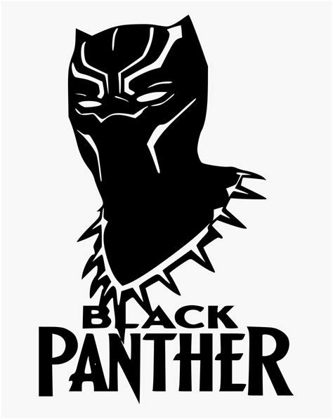 Transparent Black Panther Animal Logo