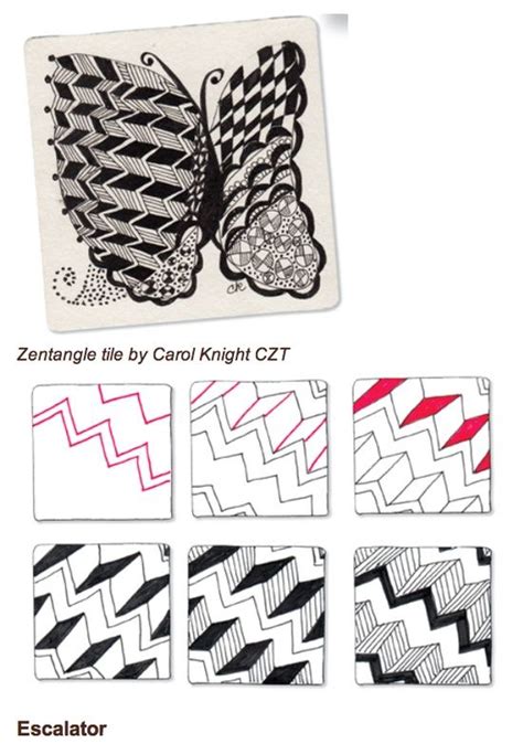 Download your free zentangle® patterns and instructions today! Zentangle step by step | Zentangle patterns, Tangle patterns, Tangle pattern