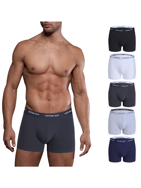 csndyce mens boxer briefs underwear comfortable cotton breathable tagless short leg boxers
