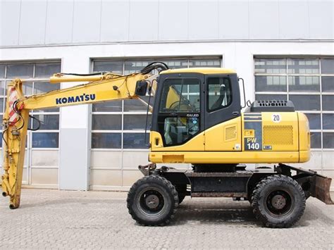 Komatsu Pw140 7 Wheel Excavator From Germany For Sale At Truck1 Id 1427492