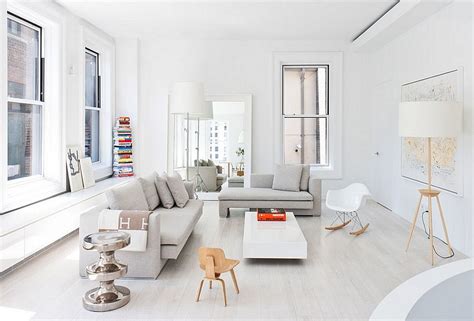 20 Monochromatic Living Rooms In White Full Of Personality