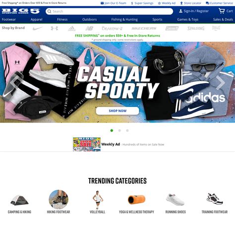 Big 5 Sporting Goods Shop Our Selection To Get Ready To Play Archived 2021 07 10
