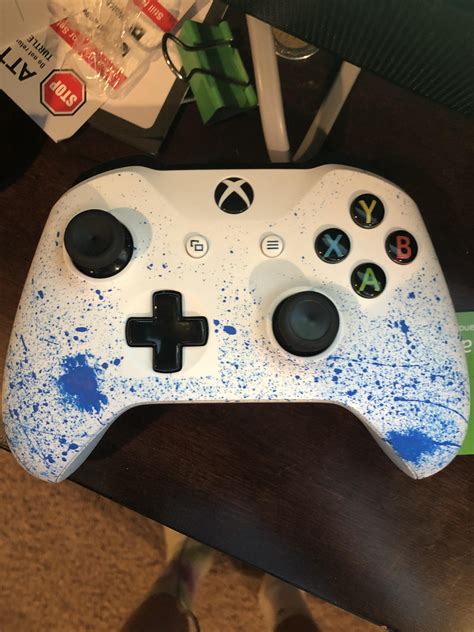 Decided To Paint My Xbox Controller Doesnt Look Great But Better Than