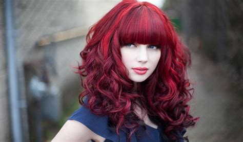 Red And Black Hairstyles The Latest Color Trend That Were In Love With