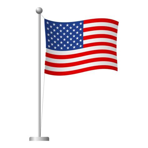 American Flag Pole Illustrations Royalty Free Vector Graphics And Clip