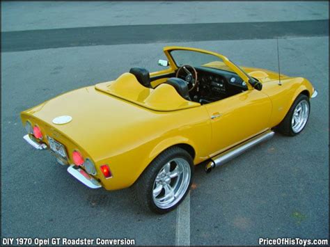 1970 Opel Gt Roadster Conversion Lemon Yellow Roadsters Opel Buick Cars