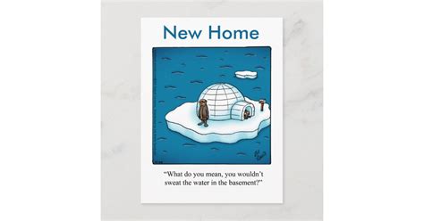 Funny New Home Humor Postcard Zazzle