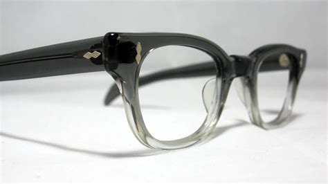 vintage eyeglasses frames mens gray fade horn rim glasses