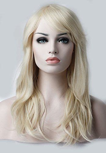 S Noilite Layered Hair Wigs Full Head Bleach Blonde Wig S Layered