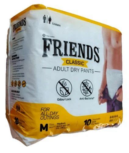 20 pull ups friends classic adult diaper size medium 10 dry pants at rs 263 68 pack in lucknow