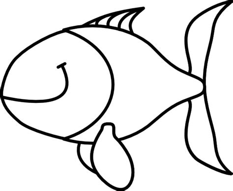 Fish Black And White Clip Art At Vector Clip Art Online