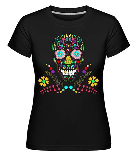 Bunter Totenkopf · Shirtinator Frauen T Shirt Shirtinator