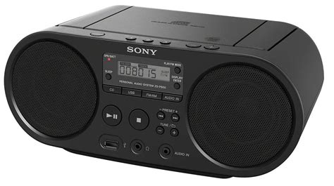 Portable Sony Cd Player Boombox Digital Tuner Amfm Radio Mega Bass