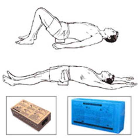 Stretch your knees to each side and towards you, opening slightly wider than your abdomen and hold for 20 seconds. 'How to do the Back Block' or Spinal Decompression Exercises
