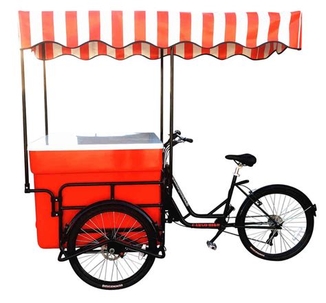 Hot Dog Cart Bike Speedy Xl Alcool E Cartridge Gas Fridge