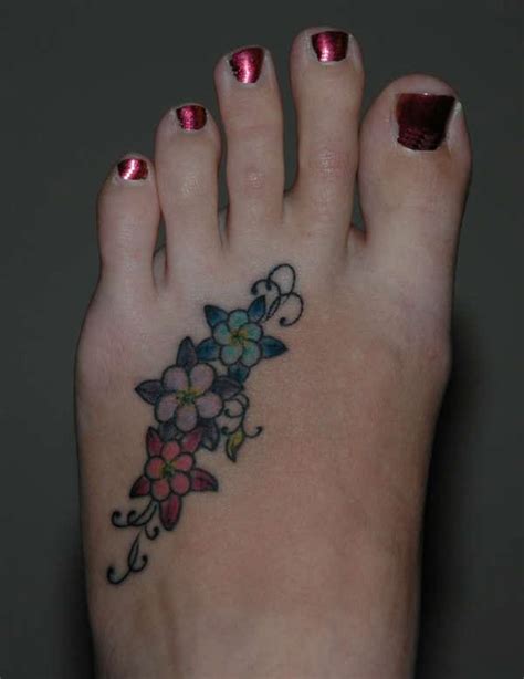 Most often tattoo designs of zodiac signs are simple images, but full of symbolism. Small Flower Foot Tattoos - CreativeFan