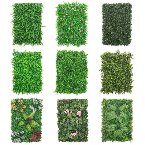 Artificial Plant Lawn Diy Background Wall Simulation Grass Leaf Wedding