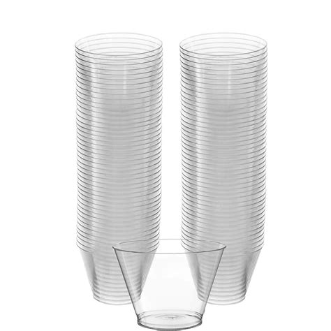 Big Party Pack Clear Plastic Cups 88ct 5oz Party City