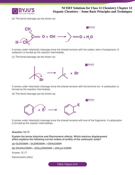 Ncert Solutions Class 11 Chemistry Chapter 12 Organic Chemistry Some