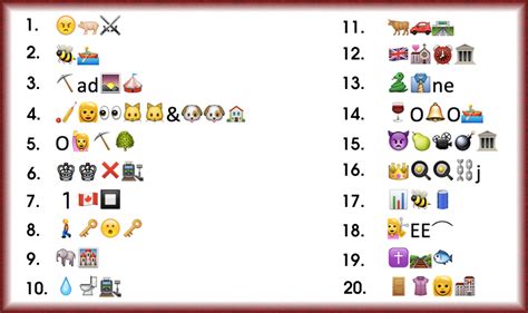 Printable Emoji Quiz With Answers Printable Word Searches