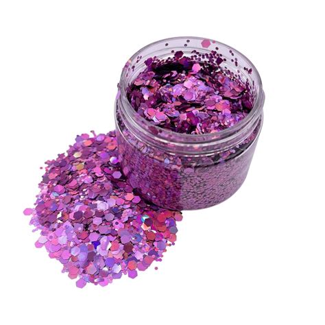 Pretty In Pink Chunky Glitter Mix Loose Glitter Polyester Etsy
