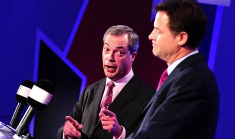Following On From Clegg Cries For Cameron To Face Farage In Tv Debate