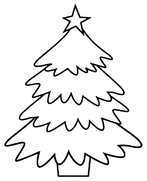 Coloring Pages Christmas Tree - 10 Free PDF Printables | Printablee
