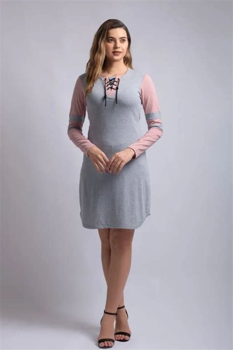 Plain Grey One Piece Dress Formal Wear At Rs 750piece In Surat Id