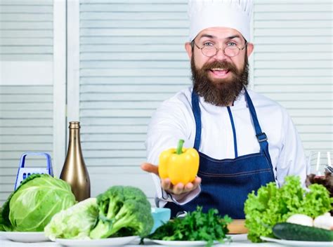 Chef Homme Au Chapeau Recette De Go T Secret R Gime Alimentaire Et Vitamine Bio Cuisine Saine