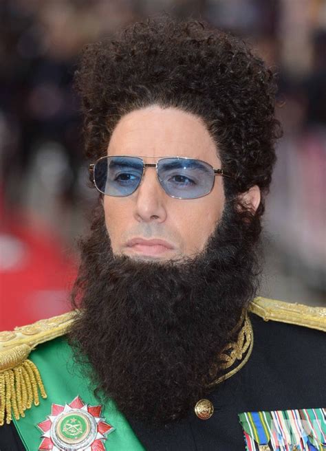 Photo Sacha Baron Cohen As Admiral General Aladeen Attends The World