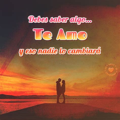 Bonita Postal De Amor Con Frase Te Amo Postales De Amor Frases De