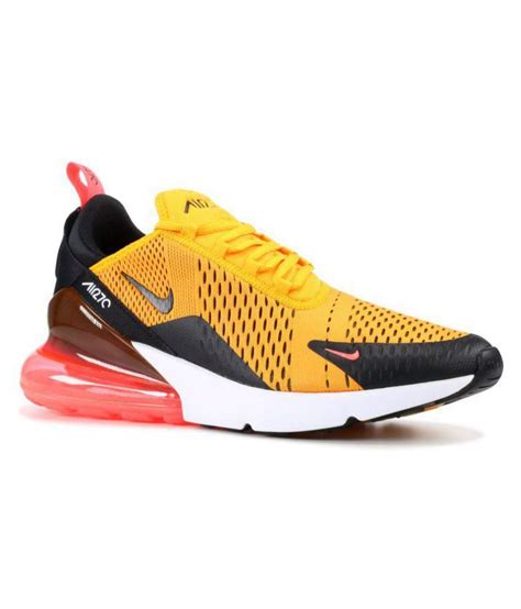 Buy Nike Air Max 270 Yellow Running Shoe Online ₹3999 From Shopclues