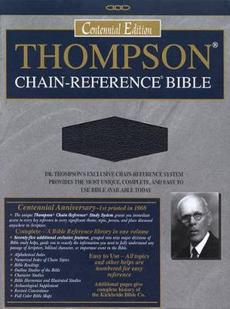 Thompson Chain Reference Bible Kjv By Kirkbride Bible Company Bonded